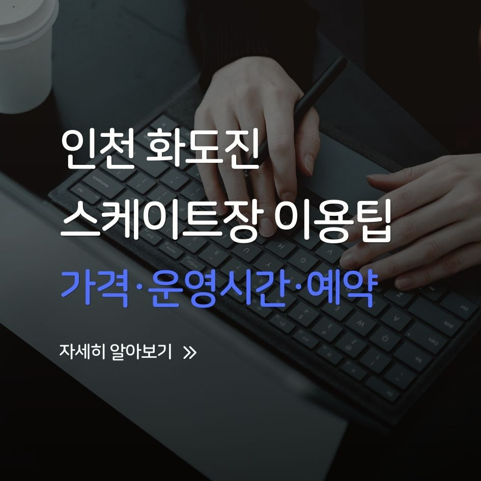 인천 화도진공원 스케이트장 야경 전경