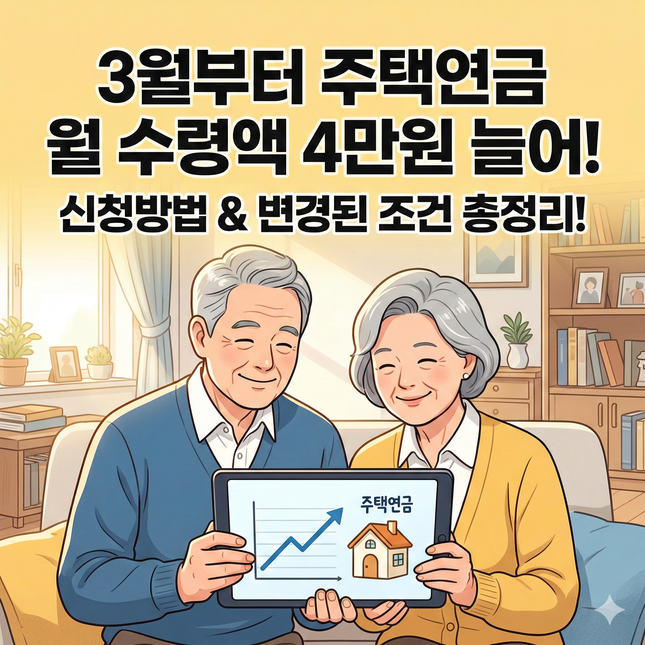 주택연금 신청방법 및 3월부터 바뀌는 혜택 완벽 정리