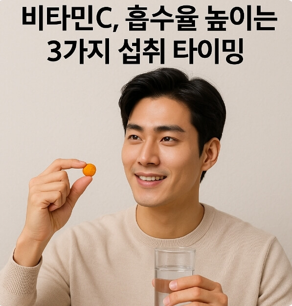 비타민C 흡수율 높이는 섭취 타이밍