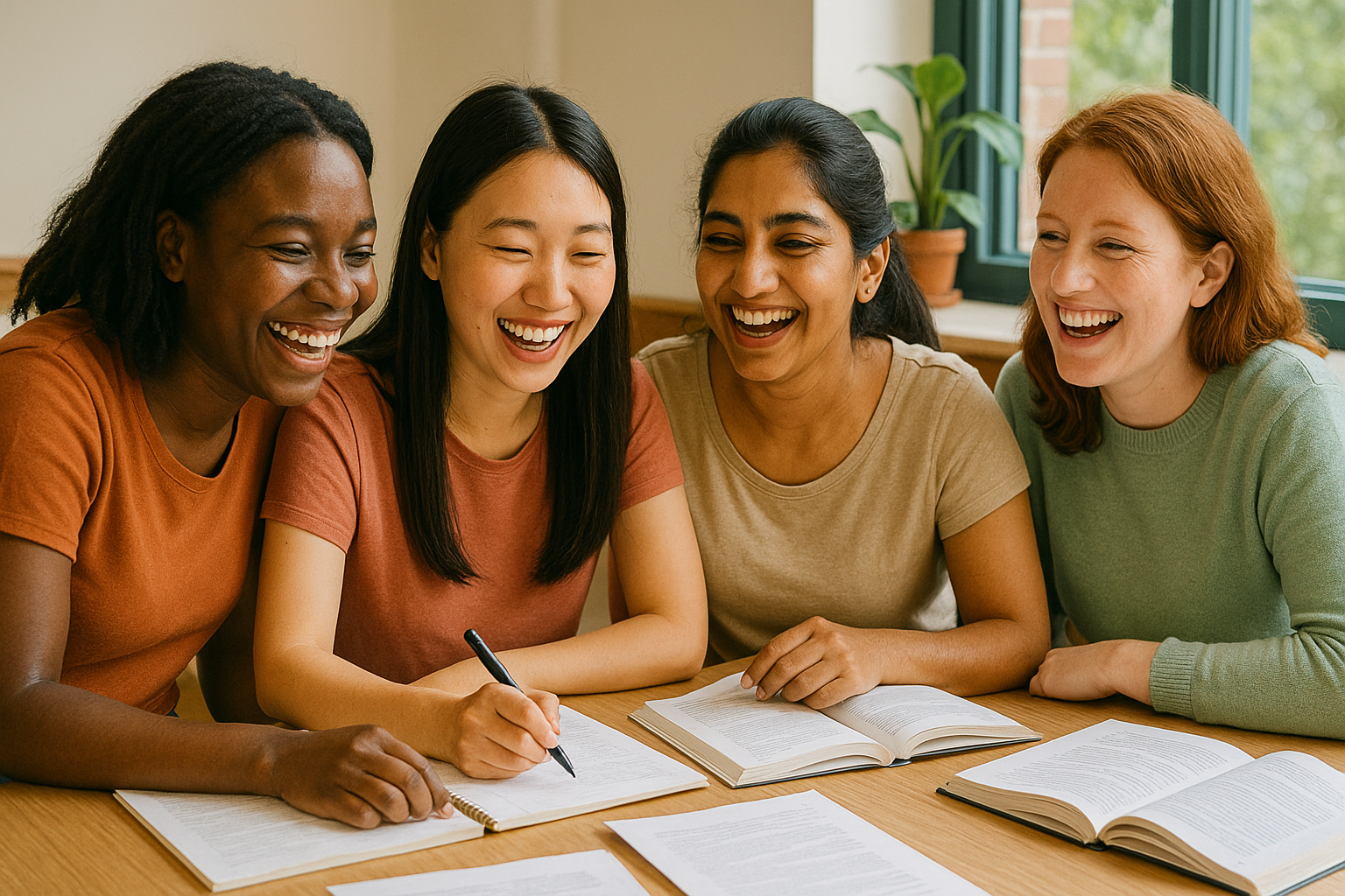 다문화 사람들이 사회통합프로그램을 공부한다