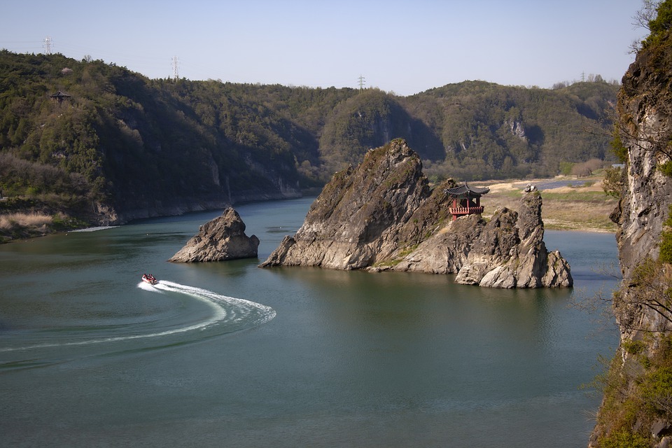 도담삼봉 이미지