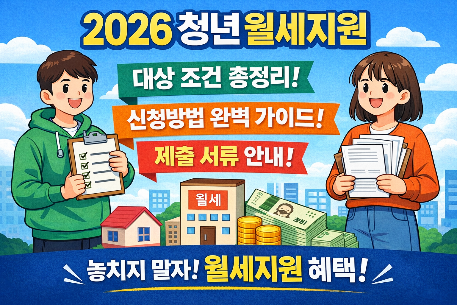 2026 청년월세 지원금 쎔네일 이미지