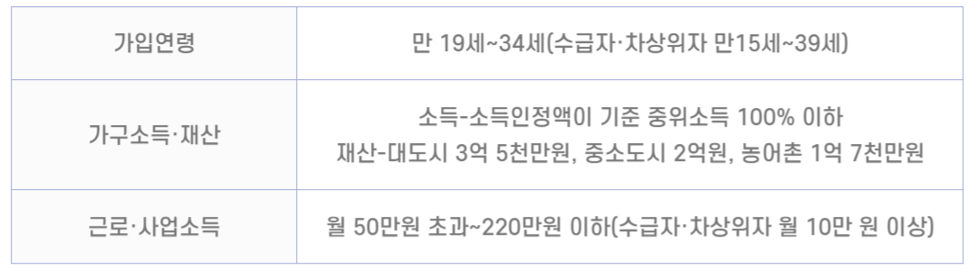 가입연령-가구소득재산-근로사업소득-표