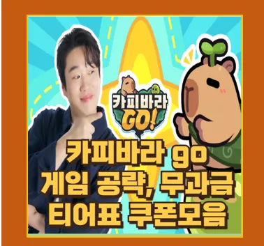 카피바라 GO 기초 공략