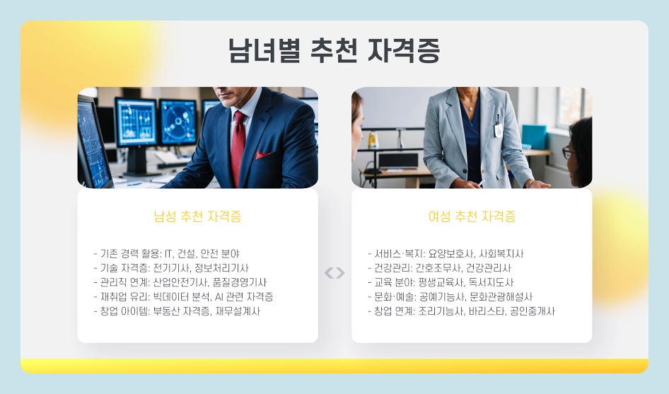 50대 자격증 추천 남성 여성 퇴직 후 유망 자격증 총정리