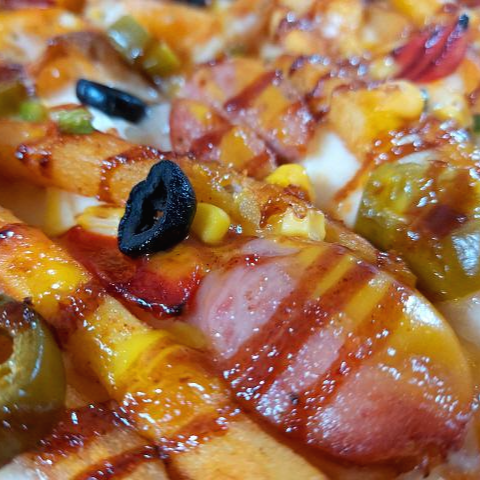 반올림피자샵 스파이시도이치 피자