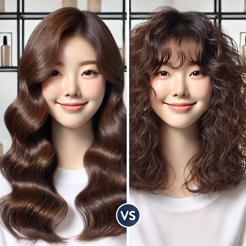 열펌과 일반펌 비교