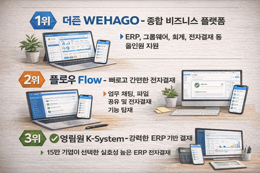 더존·플로우·영림원 본문 이미지