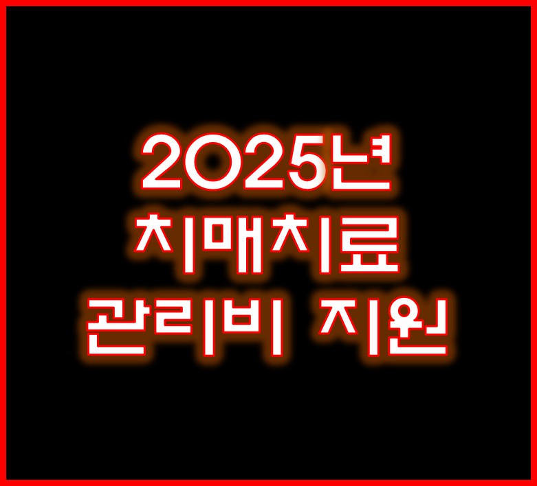 치매 치료관리비 지원