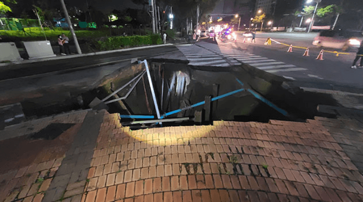 대구싱크홀-피해-횡단보도-사진