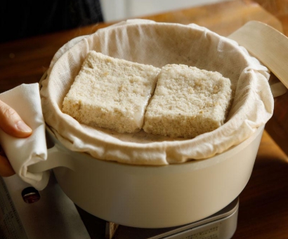 한국의 떡 종류 마꽃떡-찜기