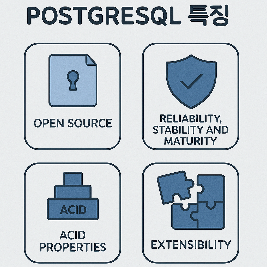 PostgreSQL 특징의 이미지