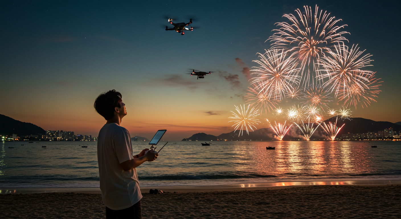 광안리 광복 80주년 감동 순간