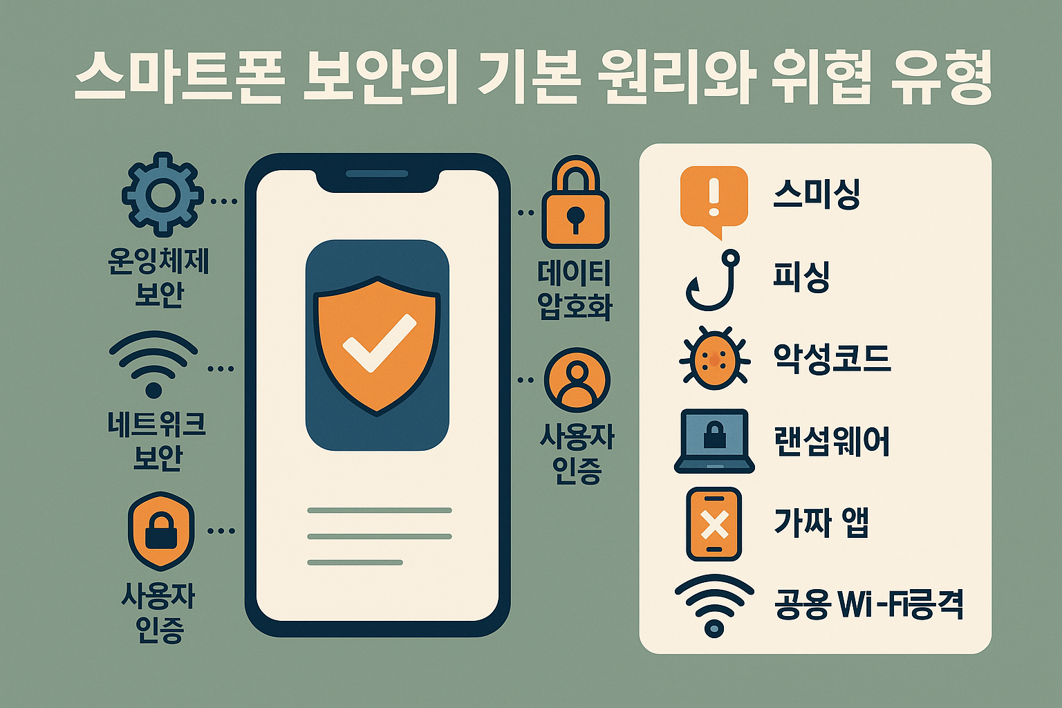 스마트폰 보안의 기본 원리 관련 이미지