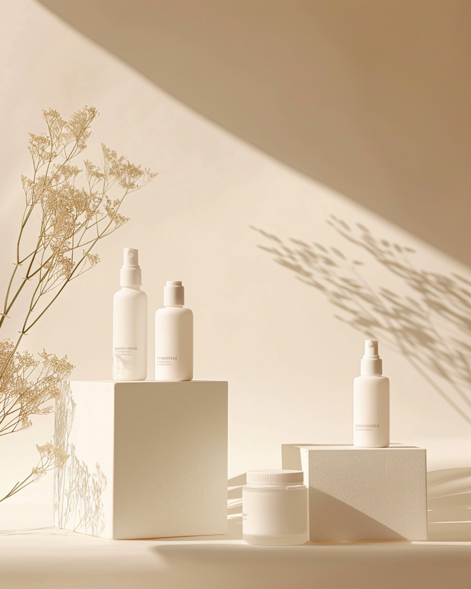 무향 스킨케어 제품의 모습