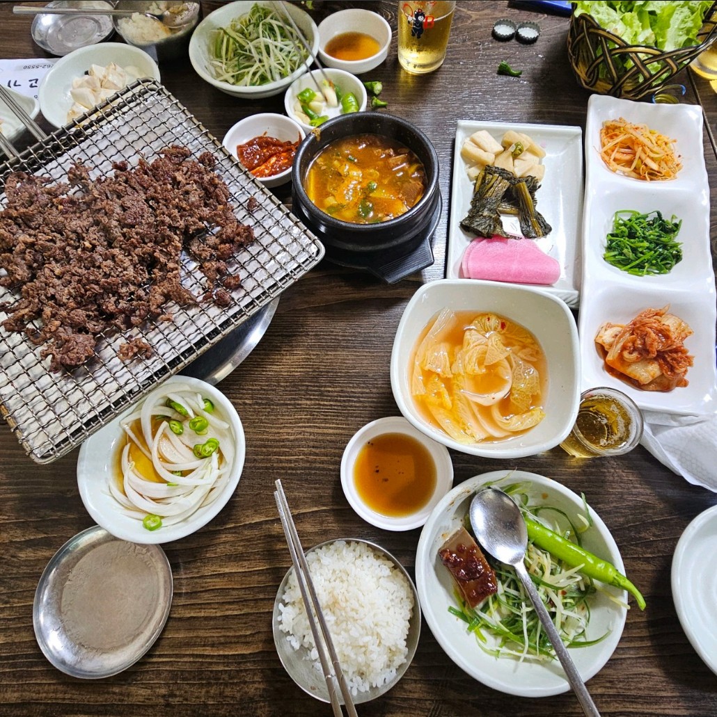 울산 진미불고기 메뉴 이미지
