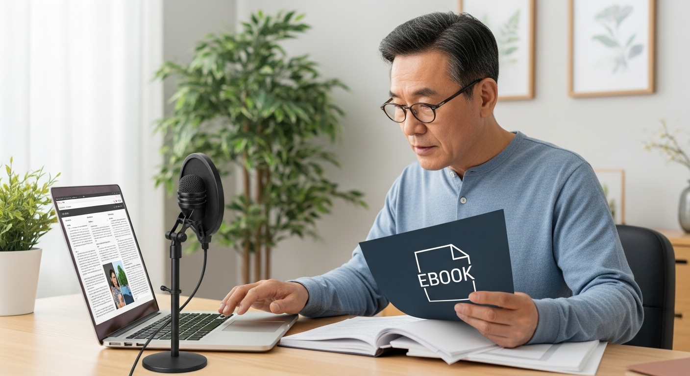 전자책과 유튜브로 확장 중인 시니어 블로거
