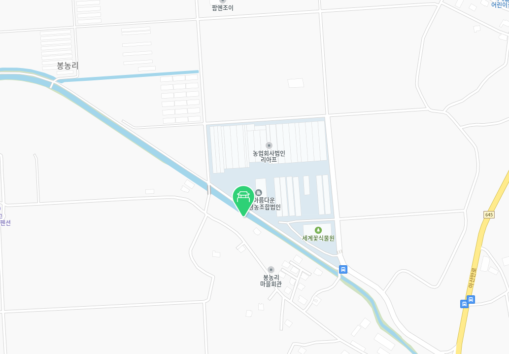 아산 세계꽃식물원 지도