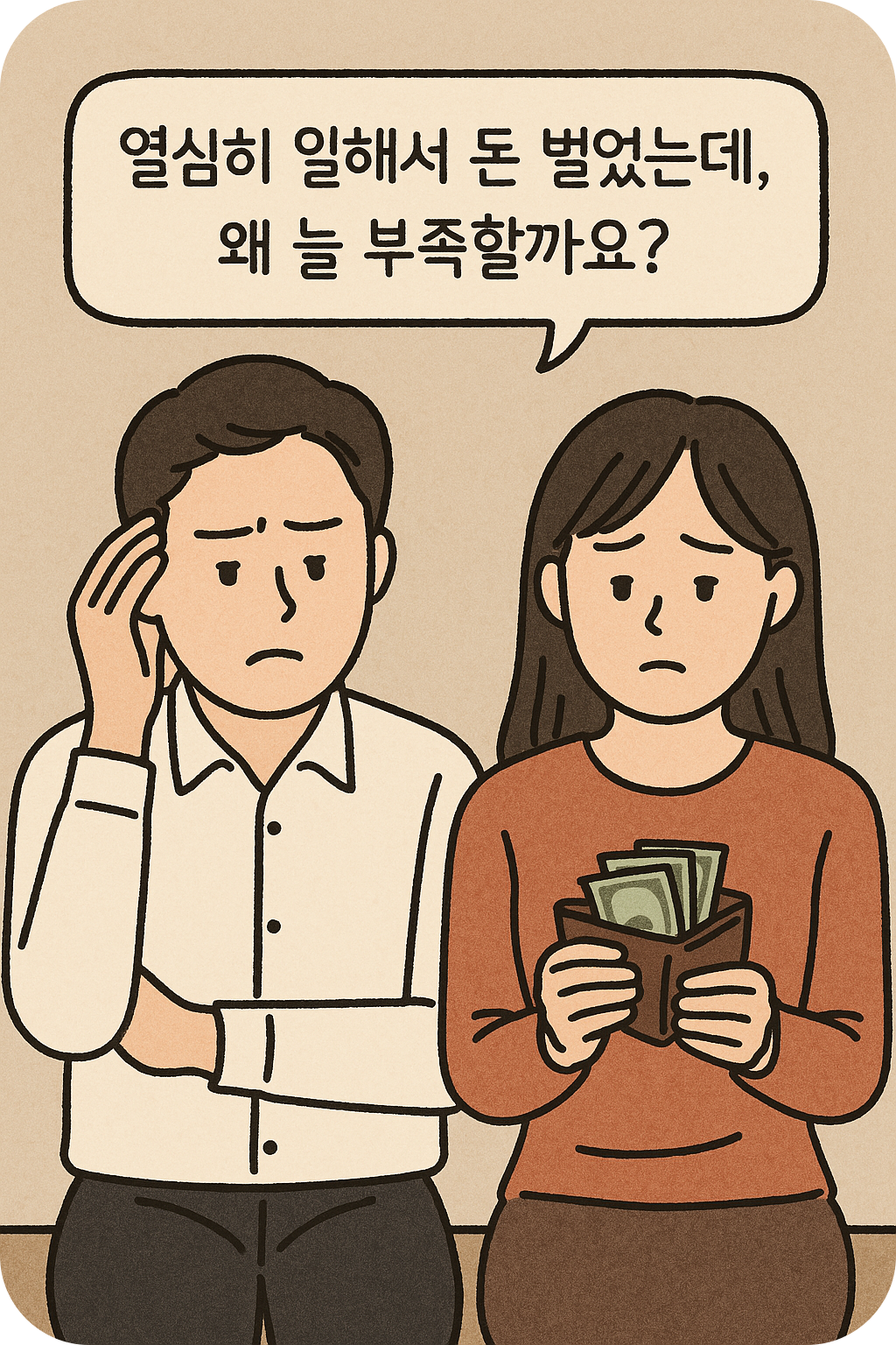 &quot;열심히 일해서 돈벌었는데 왜 늘 부족할까&quot;라는 생각을 하는 사람