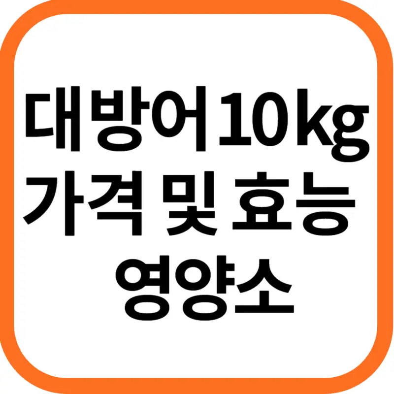 제주 대방어 10kg 가격 및 효능, 영양소