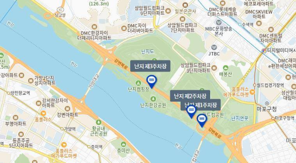 난지한강공원_주차장