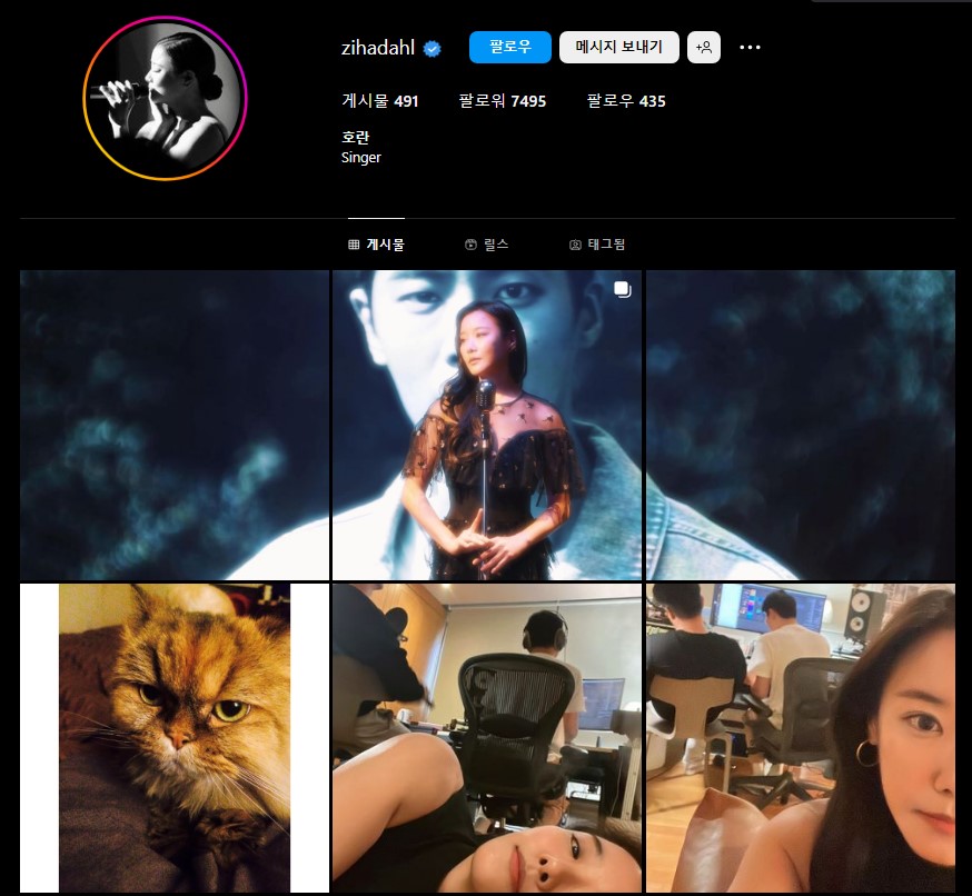 호란 인스타그램