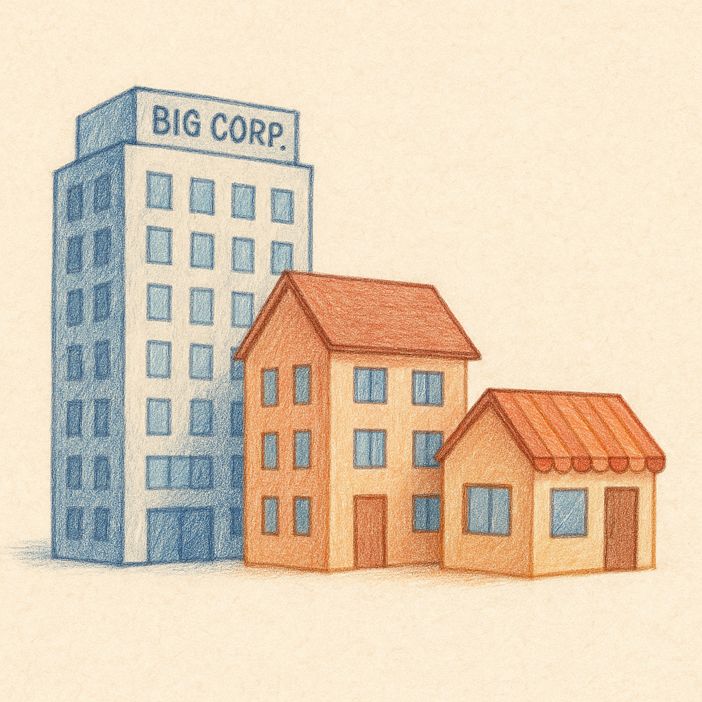 40대 직장 규모별 연봉 차이