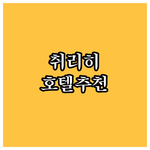 취리히 여행객 필독! 가성비 & 럭셔
