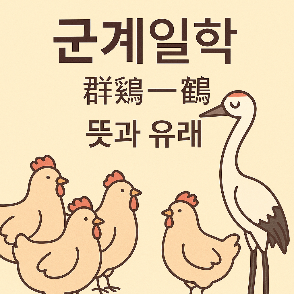 군계일학 뜻, 유래, 활용까지|평범함 속 빛나는 특별함의 상징