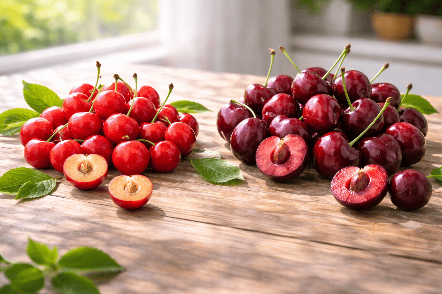 앵두와 체리의 특징 비교