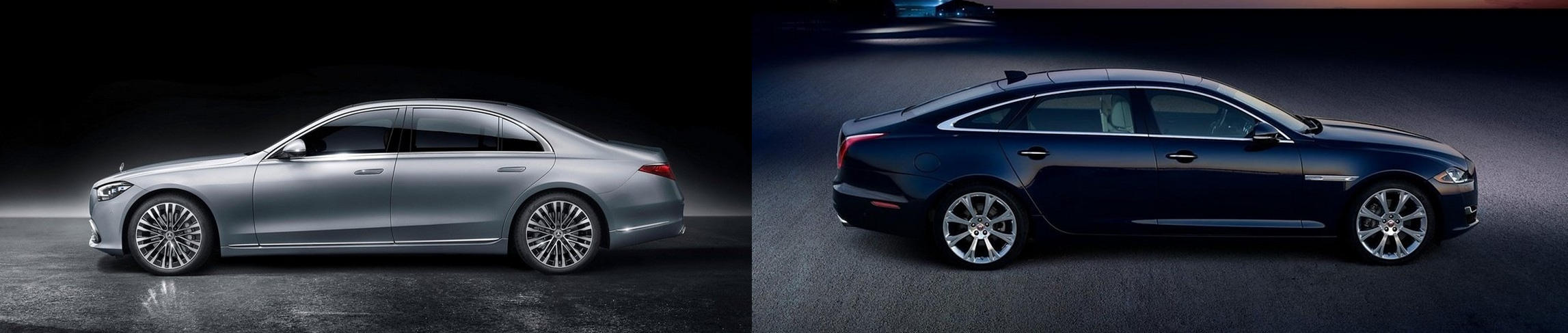 벤츠 S350d, 재규어 XJ