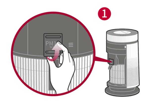 엘지 퓨리케어 공기청정기 필터 청소방법 및 교체시기 먼지센서 덮개