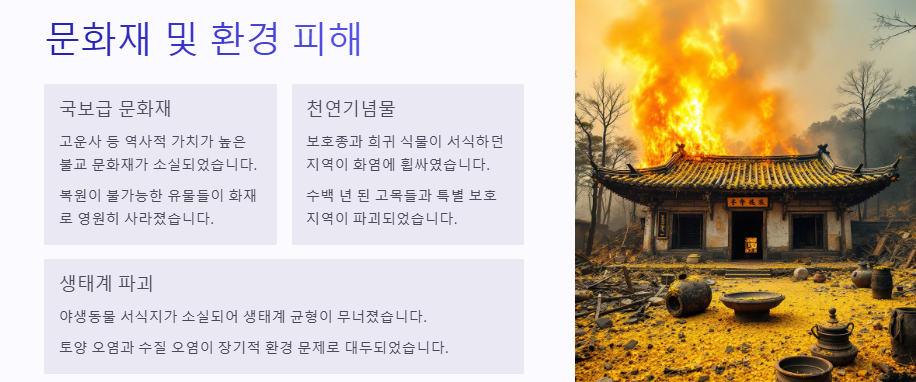 산불 피해상황 및 산불 기부연예인 총정리