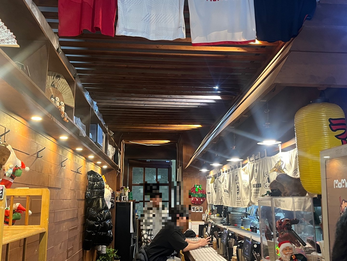 모모라멘 내부 모습