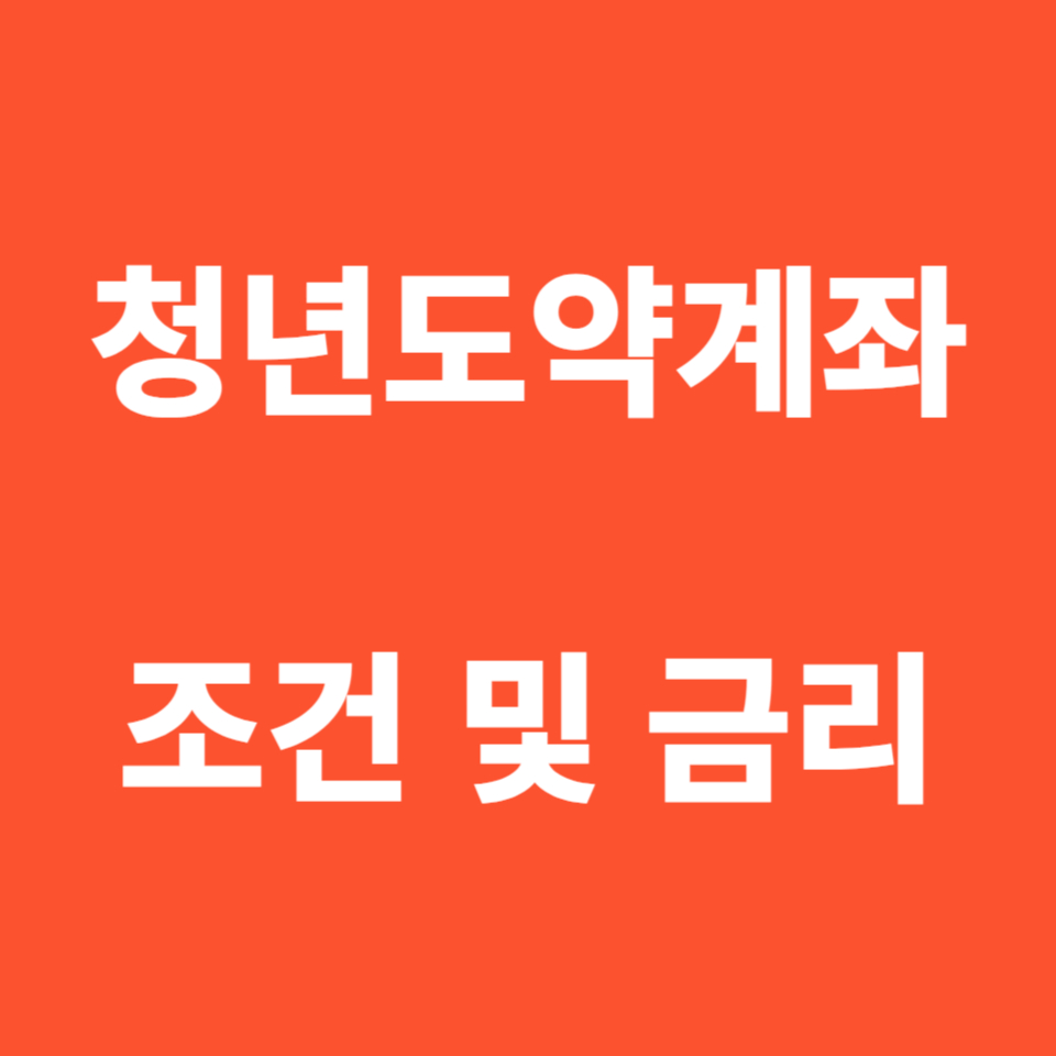 청년도약계좌 조건 및 금리 비교