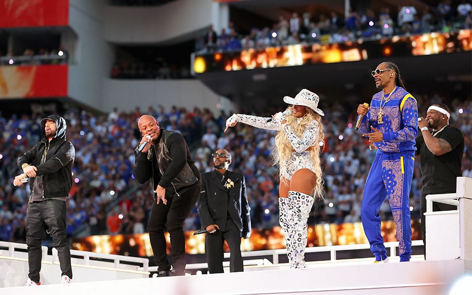 22년 제56회 슈퍼볼 하프타임 쇼 half time show NFL super bowl