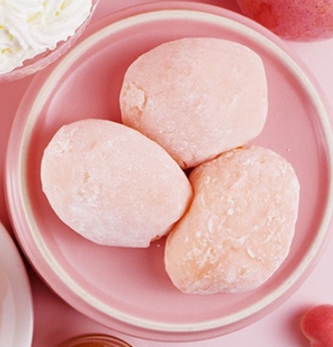 한국의 떡 종류 복숭아떡