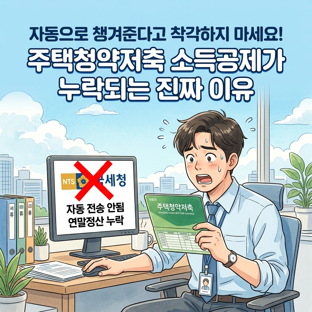 2026 주택청약 소득공제 누락? 무주택확인서 발급 및 경정청구 가이드