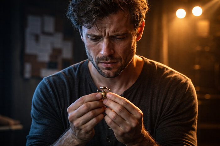 스타니슬라프스키 시스템을 훈련 중인 배우의 내면 연기 장면