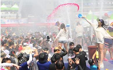 장흥 물축제 관련 이미지