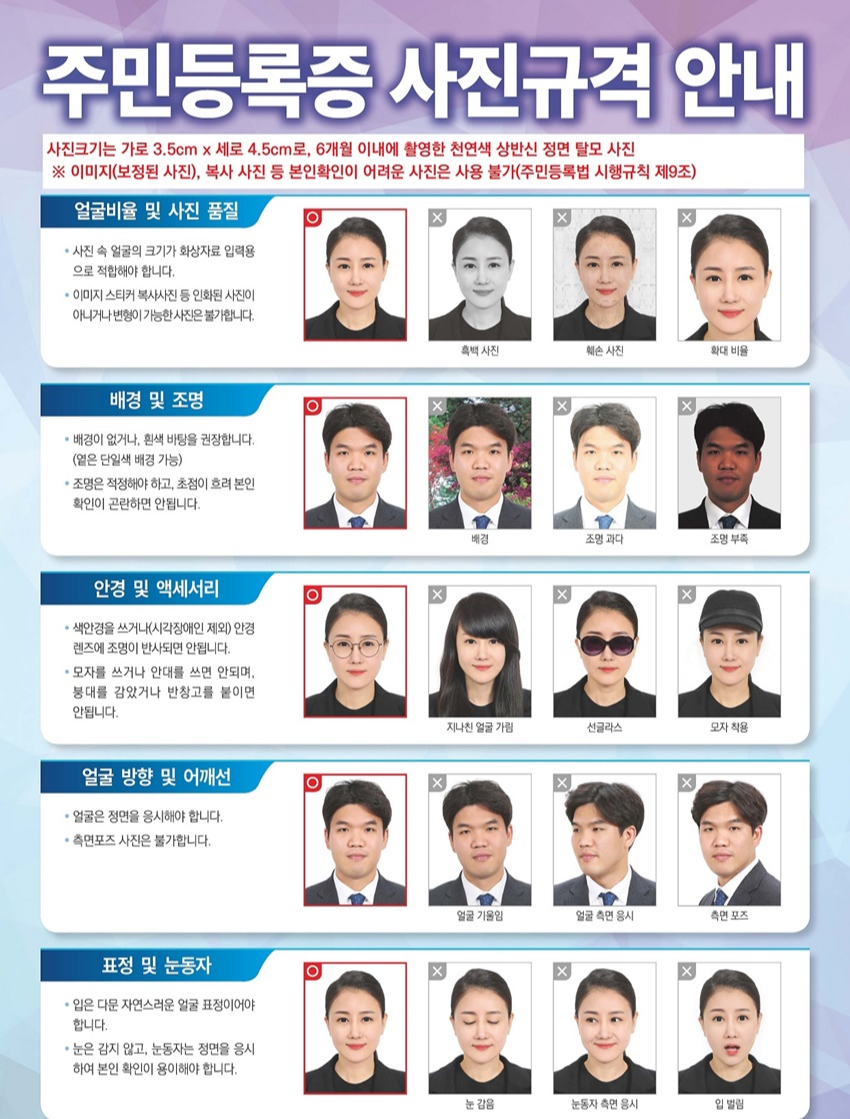 주민등록증 분실 재발급 신청방법