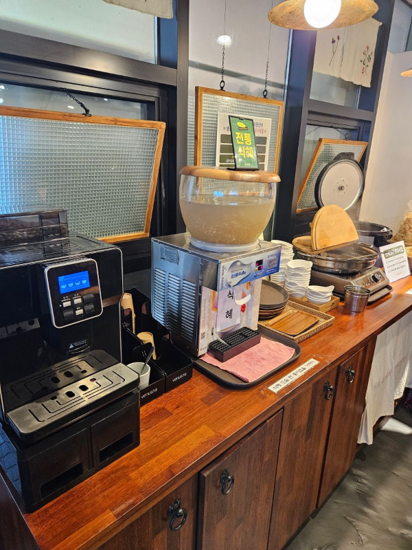 봄이보리밥 후식코너