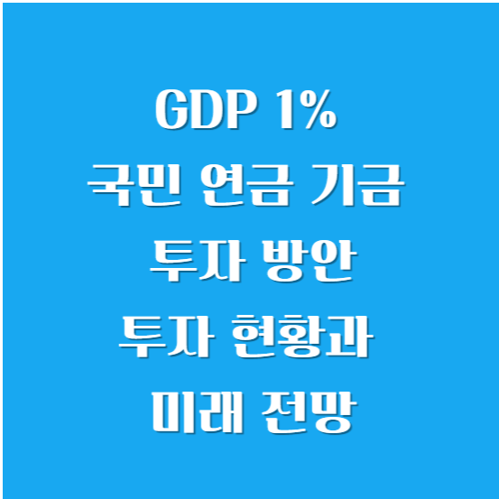 GDP 1% 국민 연금 기금 투자 방안, 투자 현황과 미래 전망