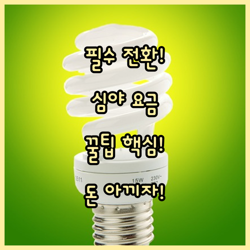 개별 완속 충전기 이용자 필수 심야 ..