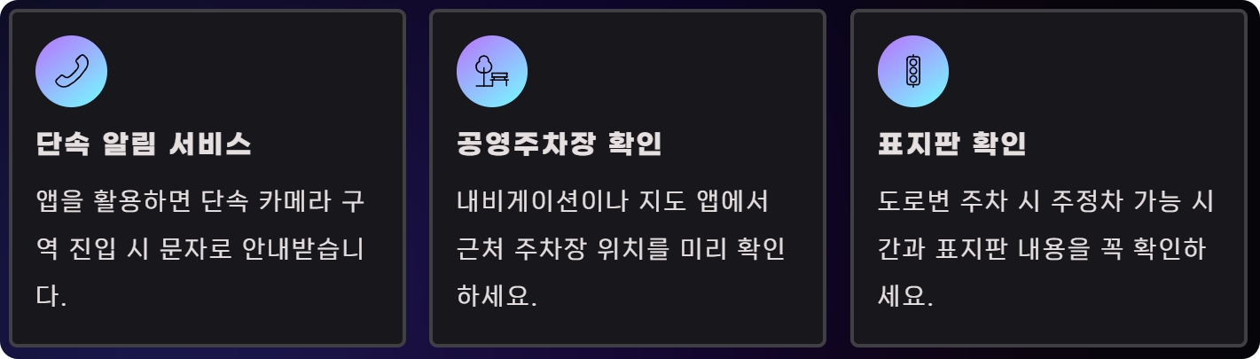 주정차 위반 이의신청