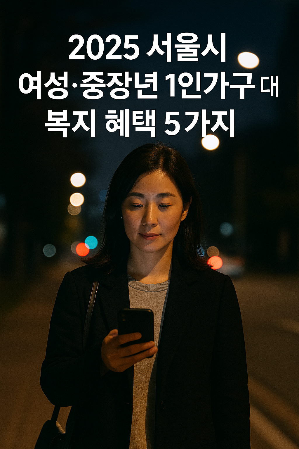 서울시 여성 1인가구 복지