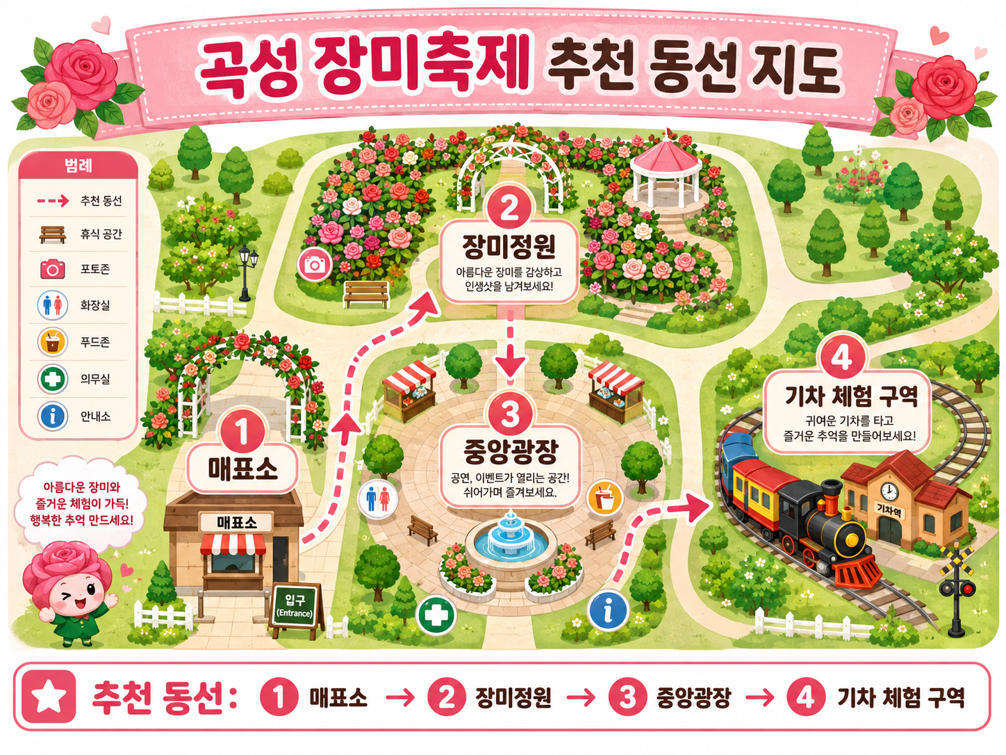 곡성 장미축제 추천 동선