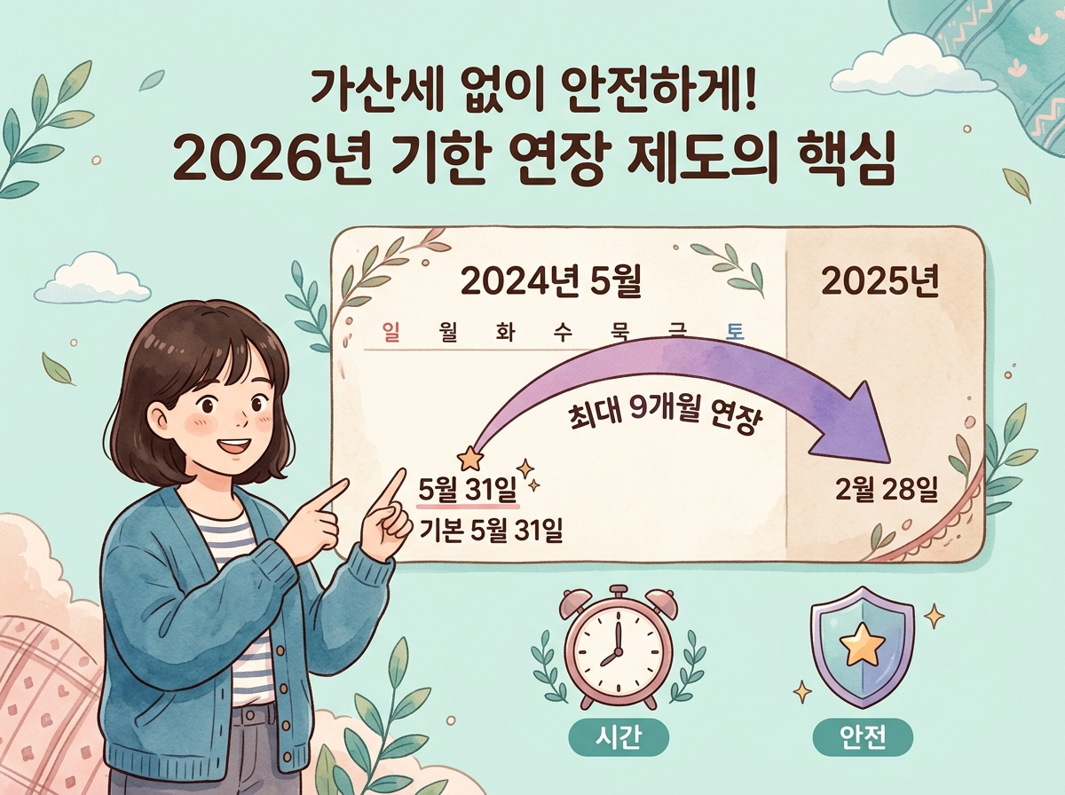 종합소득세 신고기간 연장 제도 최대 9개월 안내