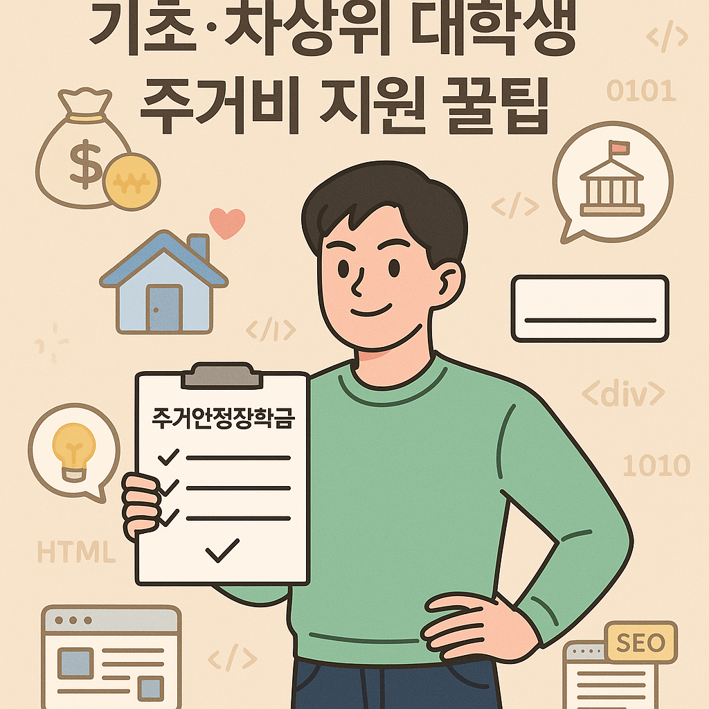 주거안정장학금, 대학생월세지원, 생활비장학금, 학자금지원, 청년주거복지, 저소득층지원, 등록금외장학금, 정부장학금, 월세현금지원, 대학생생활비