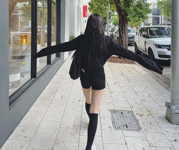 에스파 닝닝 사복